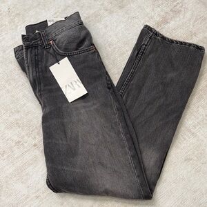 Zara Women’s Charcoal Straight Jeans